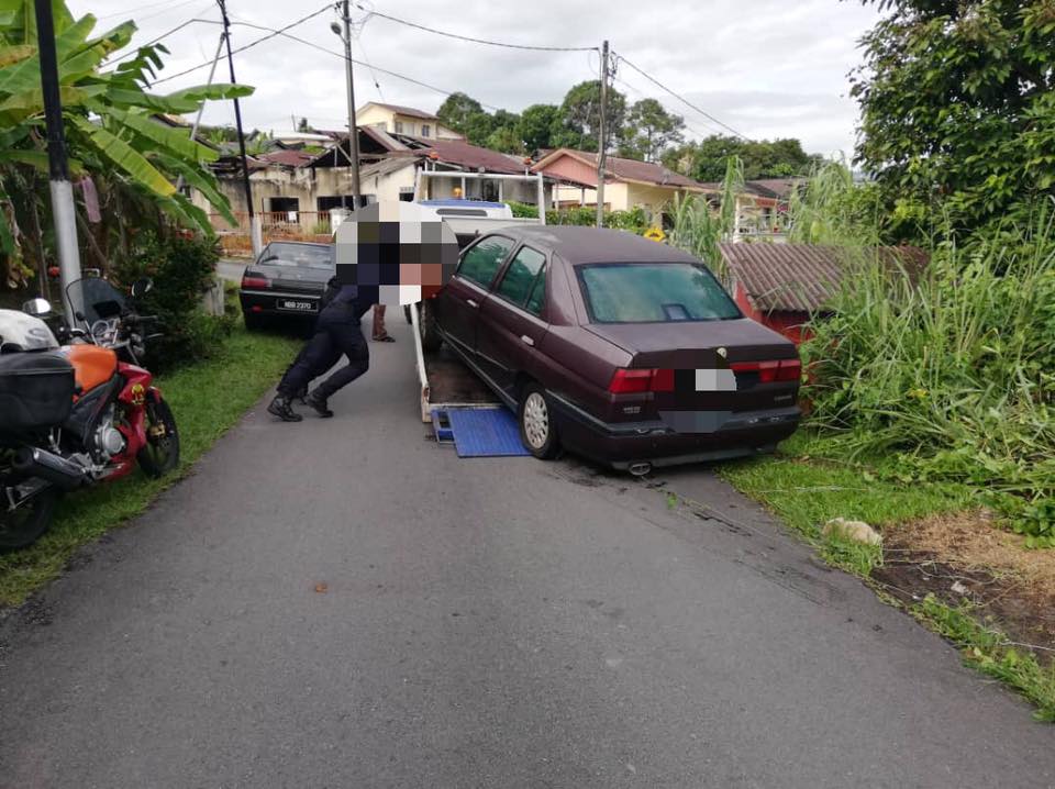 MPS telah menjalankan Ops Mengalih Kenderaan terbiar di sekitar Seremban