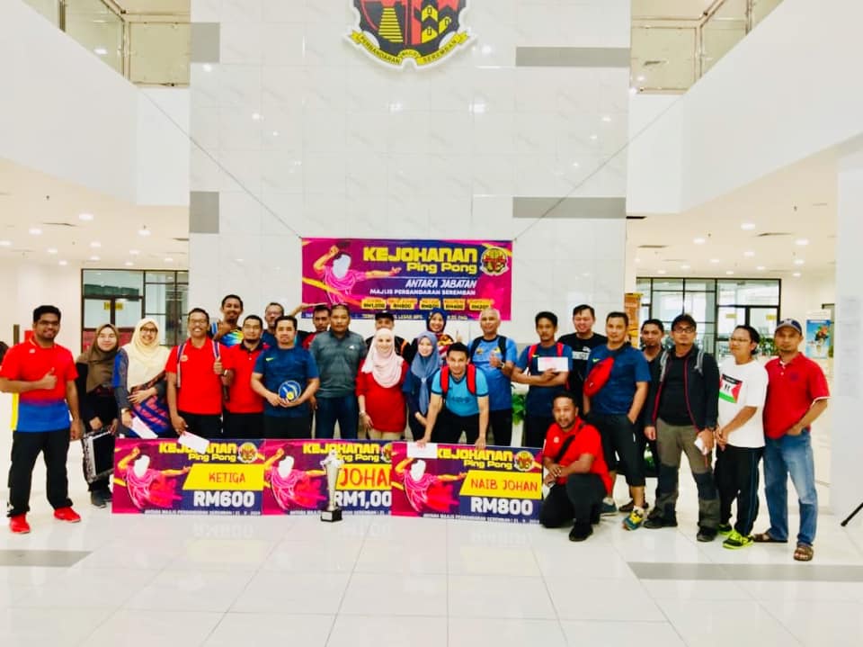 MPS telah mengadakan Kejohanan Ping Pong Antara Jabatan