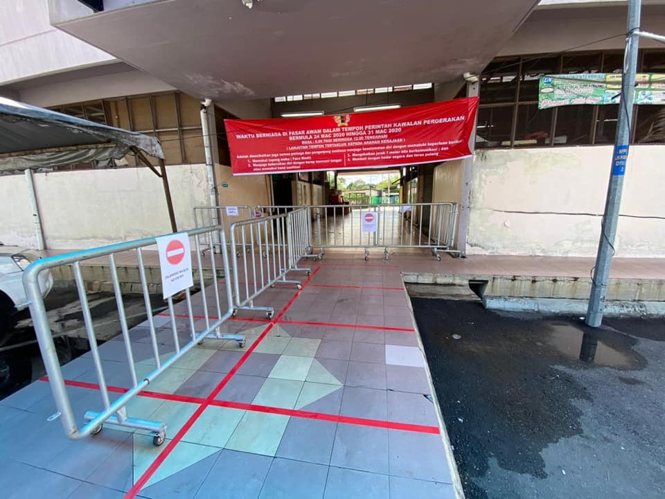 LAWATAN DATO BANDAR KE PASAR AMPANGAN