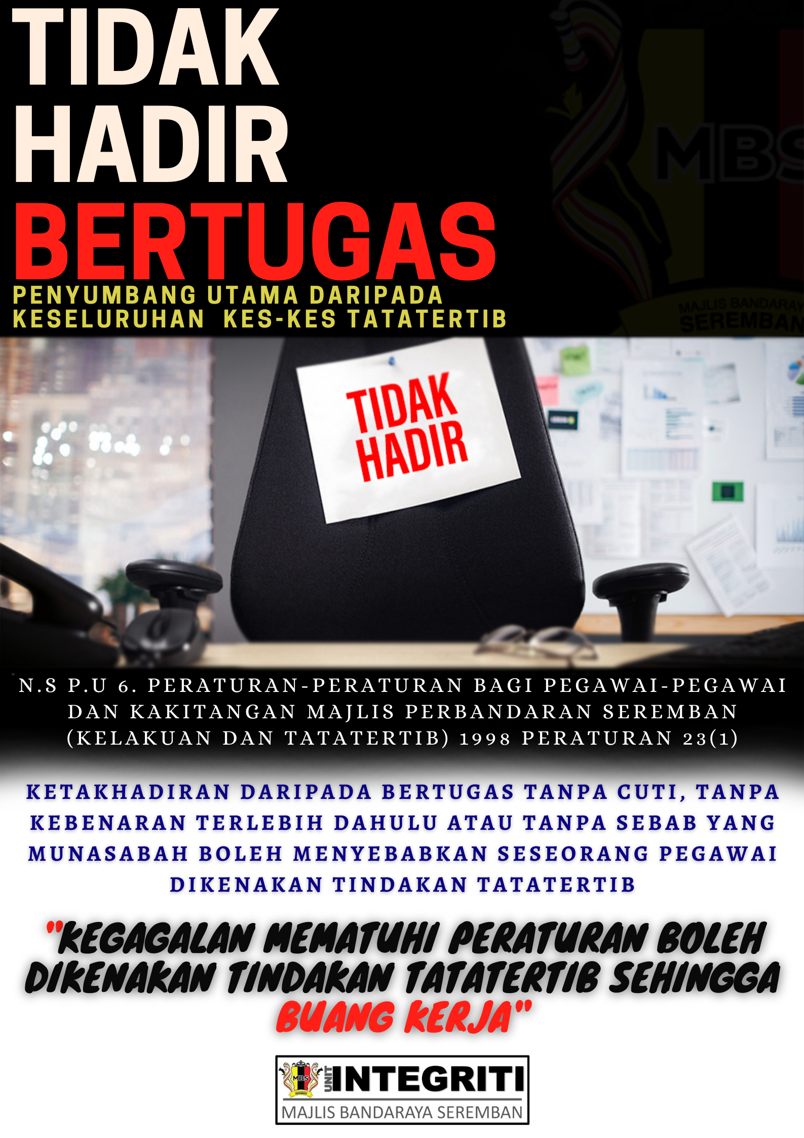POSTER INTEGRITI