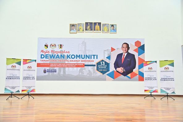 MAJLIS PENYERAHAN DEWAN KOMUNITI TAMAN CORAL HEIGHTS, SIKAMAT, SEREMBAN