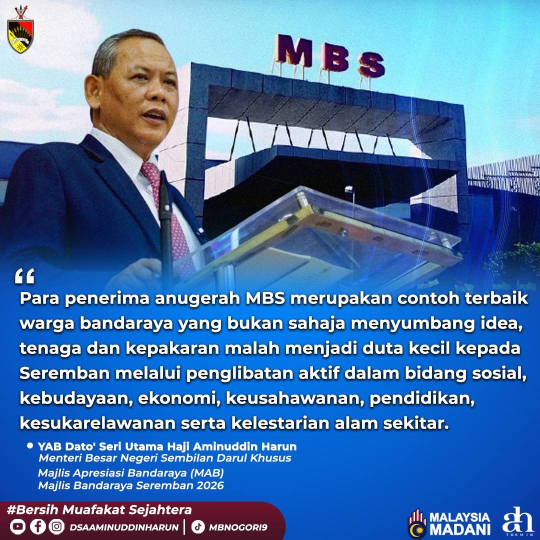 INTIPATI UCAPAN YAB MENTERI BESAR DI MAJLIS APRESIASI MBS KALI KE-2 2026