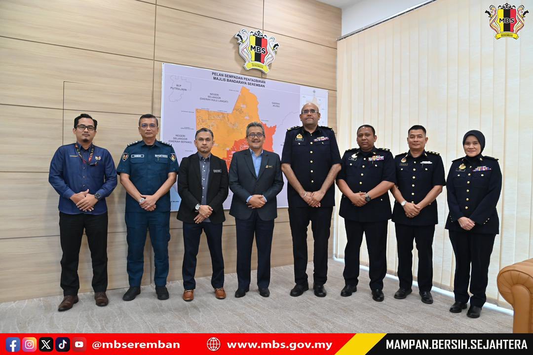 DATUK BANDAR TERIMA KUNJUNGAN HORMAT PENGARAH JPJ NEGERI SEMBILAN 