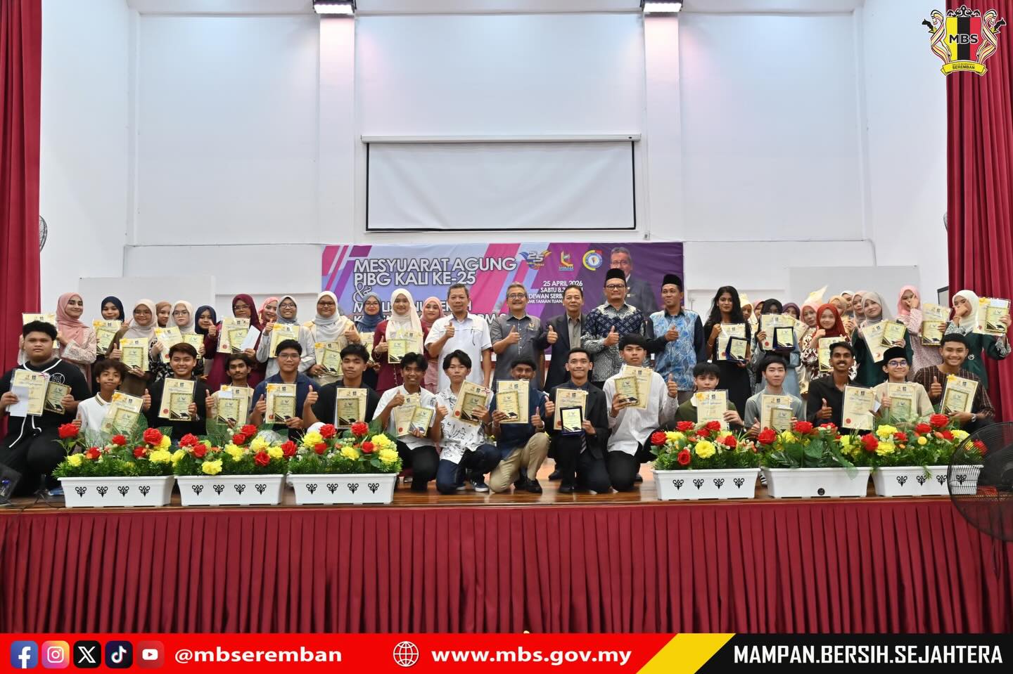 DATUK BANDAR SEMPURNAKAN MAJLIS ANUGERAH KECEMERLANG SPM 2025 & MAJLIS PERASMIAN MESYUARAT AGUNG PIBG KE-25 SMKTTJ 