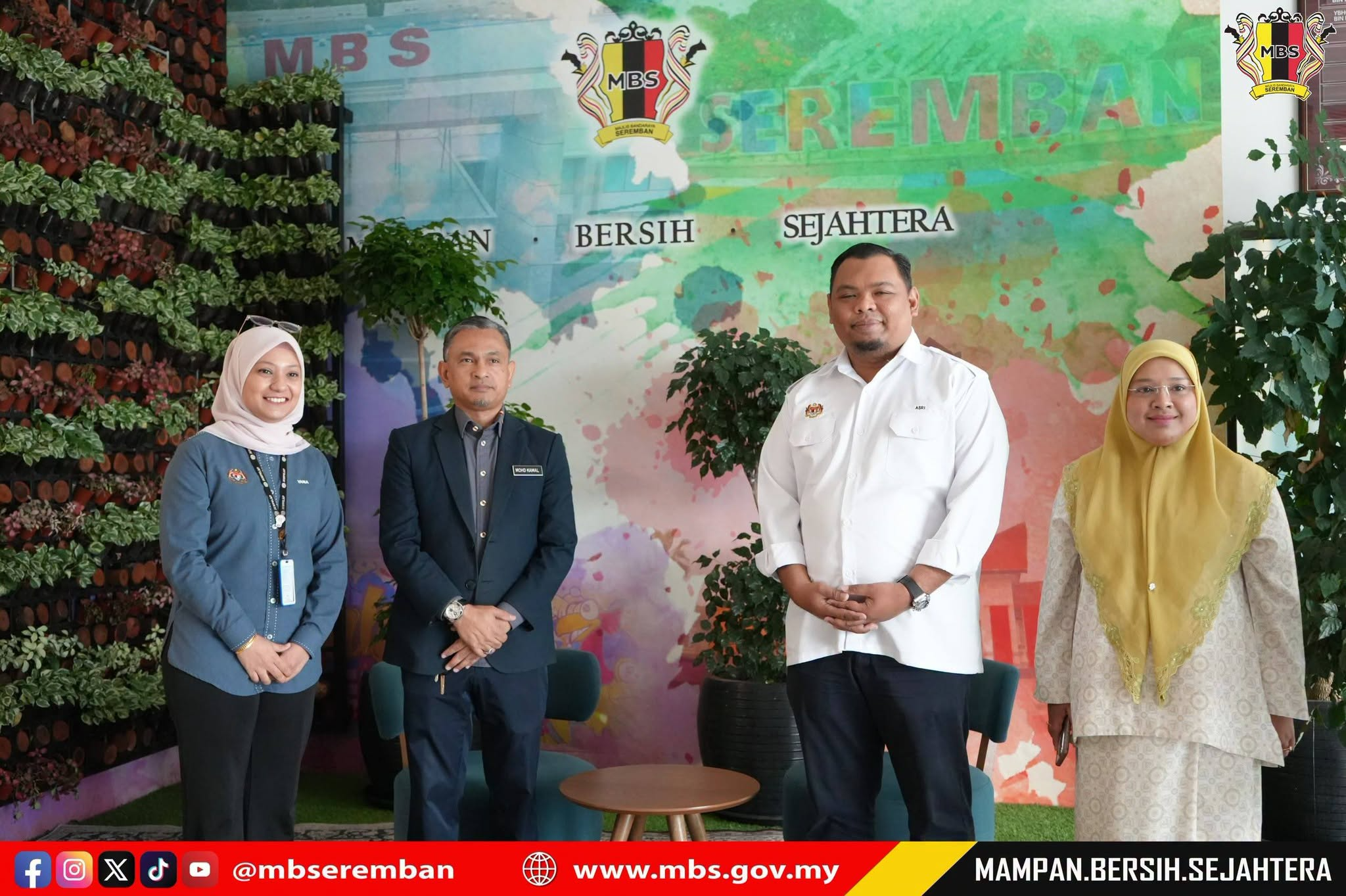 KUNJUNGAN HORMAT JABATAN KOMUNIKASI KOMUNITI ZON SELATAN KE MAJLIS BANDARAYA SEREMBAN