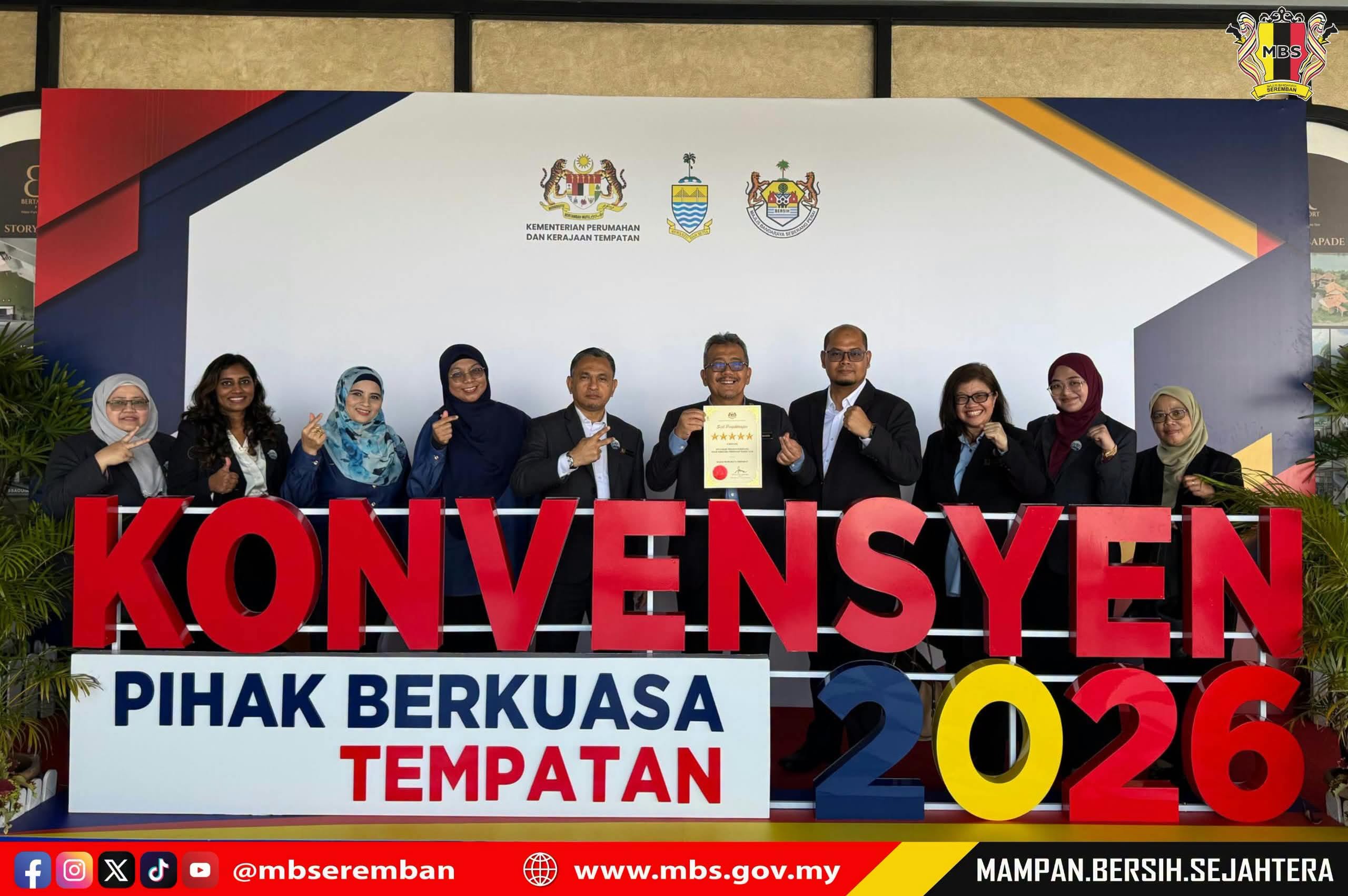 MBS RAIH TEMPAT KELIMA KATEGORI BANDARAYA, KEKAL PENARAFAN 5 BINTANG SPB - PBT