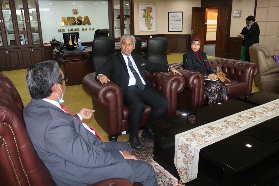 LAWATAN KERJA KE MAJLIS BANDARAYA SHAH ALAM (MBSA)