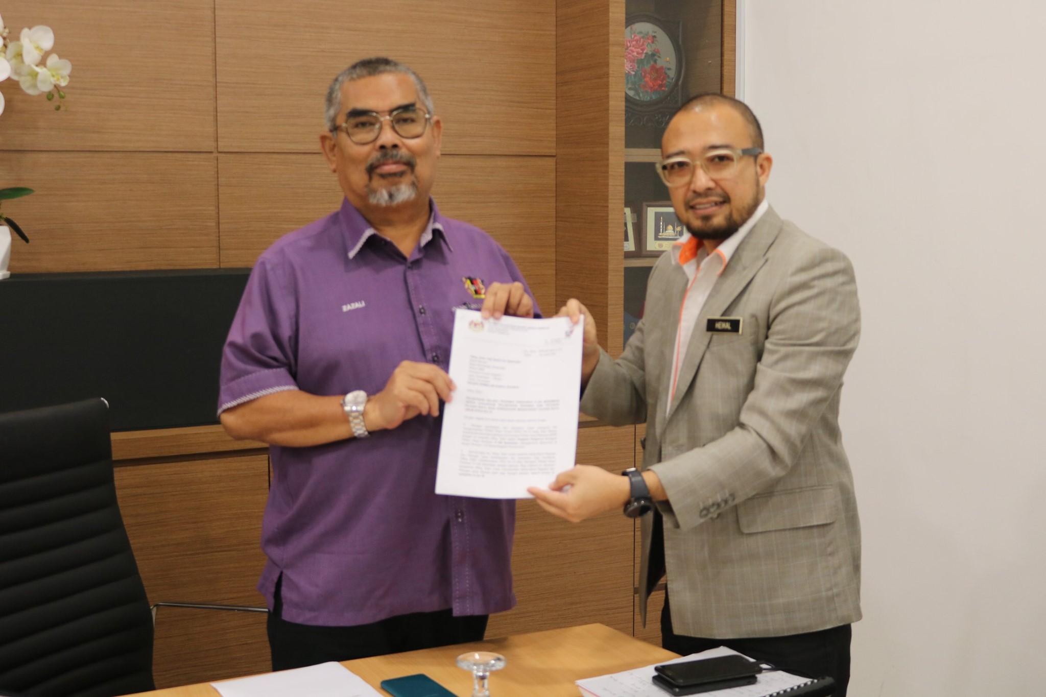 Kunjungan Hormat oleh Pengurusan Tertinggi Suruhanjaya Pilihan Raya Negeri Sembilan