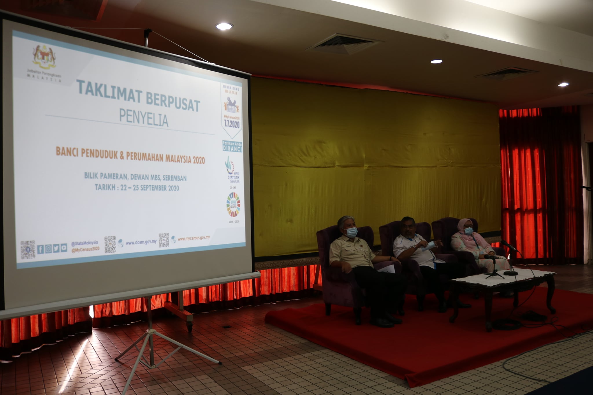 TAKLIMAT BERPUSAT ????? ??? ???????? BANCI PENDUDUK DAN PERUMAHAN 2020 KEPADA PENYELIA