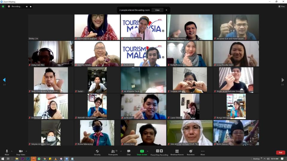 SESI WEBINAR BERSAMA PENGARAH TOURISM MALAYSIA, MEDAN DENGAN KERJASAMA MAJLIS BANDARAYA SEREMBAN 