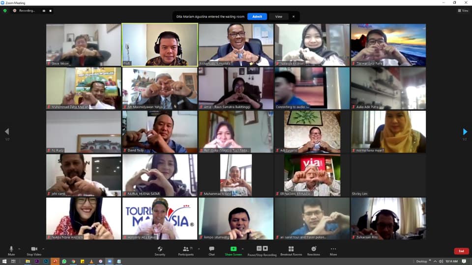 SESI WEBINAR BERSAMA PENGARAH TOURISM MALAYSIA, MEDAN DENGAN KERJASAMA MAJLIS BANDARAYA SEREMBAN 
