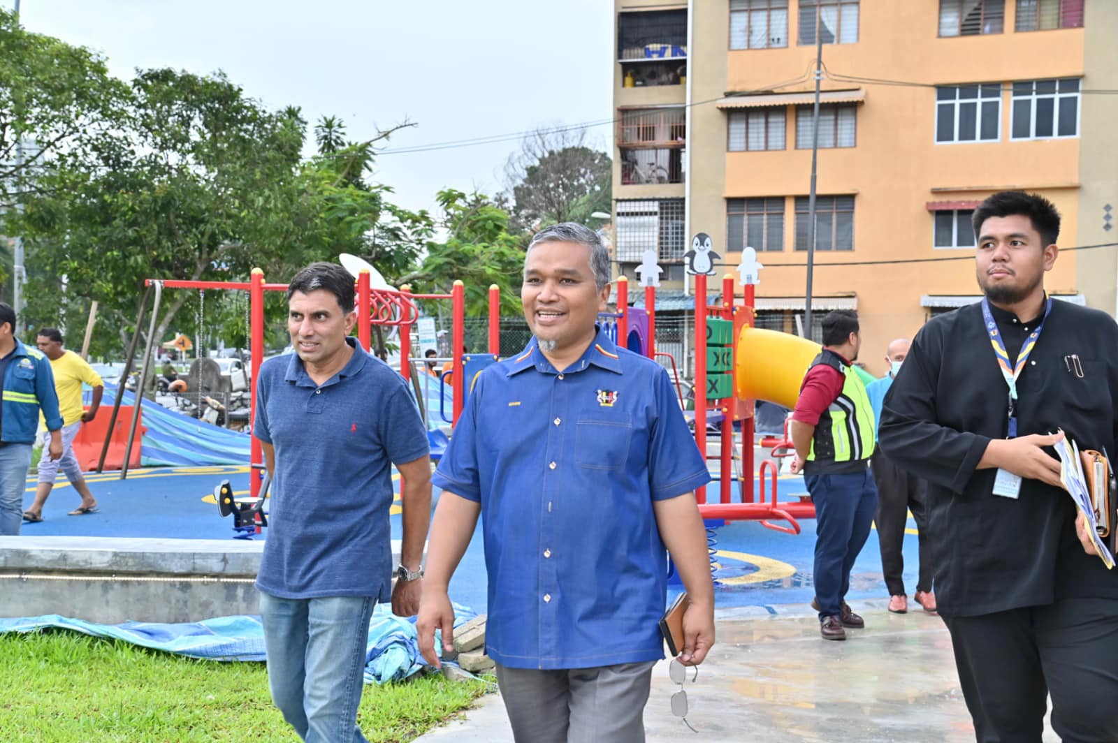 LAWATAN TURUN PADANG DATUK BANDAR MBS DI DATARAN LOBAK