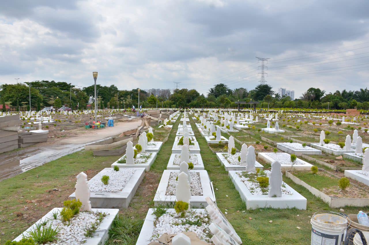 LAWATAN KE TANAH PERKUBURAN ISLAM RAUDHATUL SAKINAH KL-KARAK 2, TAMAN SELASIH, BATU CAVES, SELANGOR