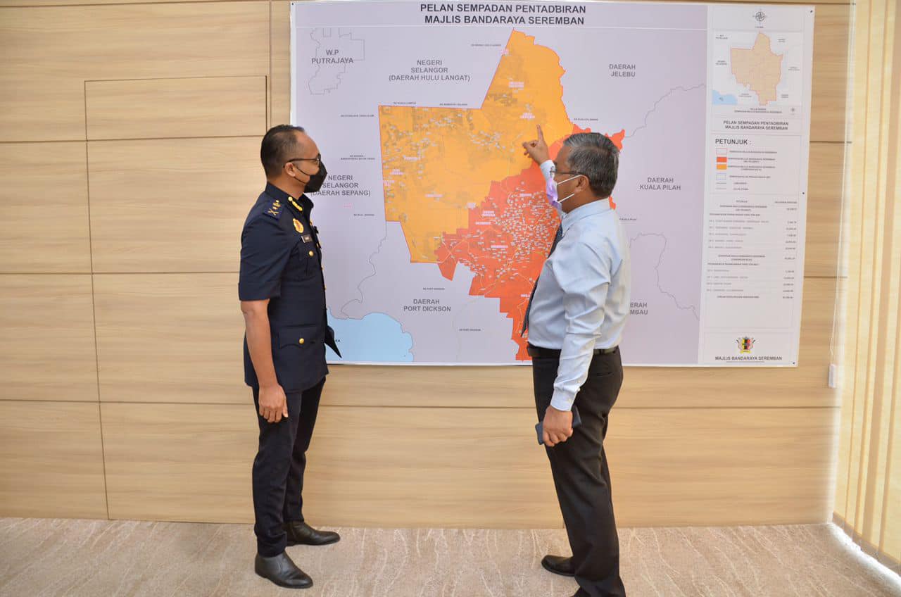 KUNJUNGAN HORMAT JABATAN PENGANGKUTAN JALAN (JPJ) NEGERI SEMBILAN KE ATAS DATUK BANDAR