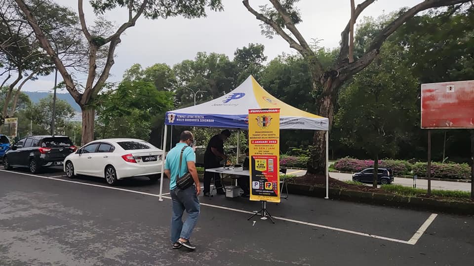 CAJ PENGGUNAAN TEMPAT LETAK KERETA DI KAWASAN NILAI TELAH DIMULAKAN PADA 3 JANUARI 2022
