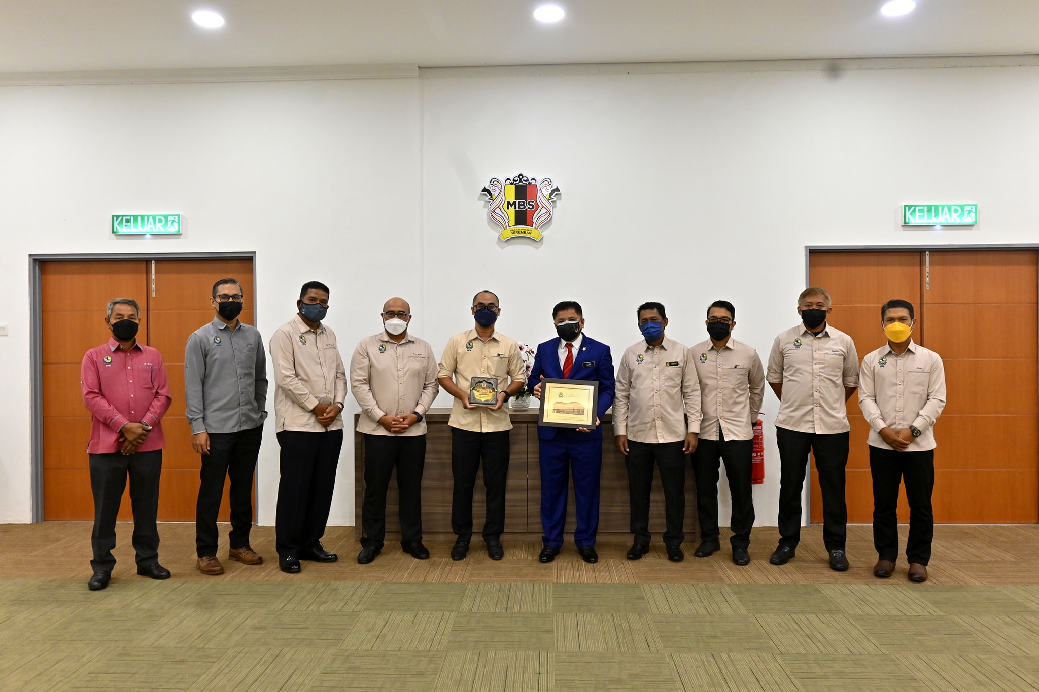LAWATAN MAJLIS PERBANDARAN MANJUNG MENGADAKAN LAWATAN KE MAJLIS BANDARAYA SEREMBAN