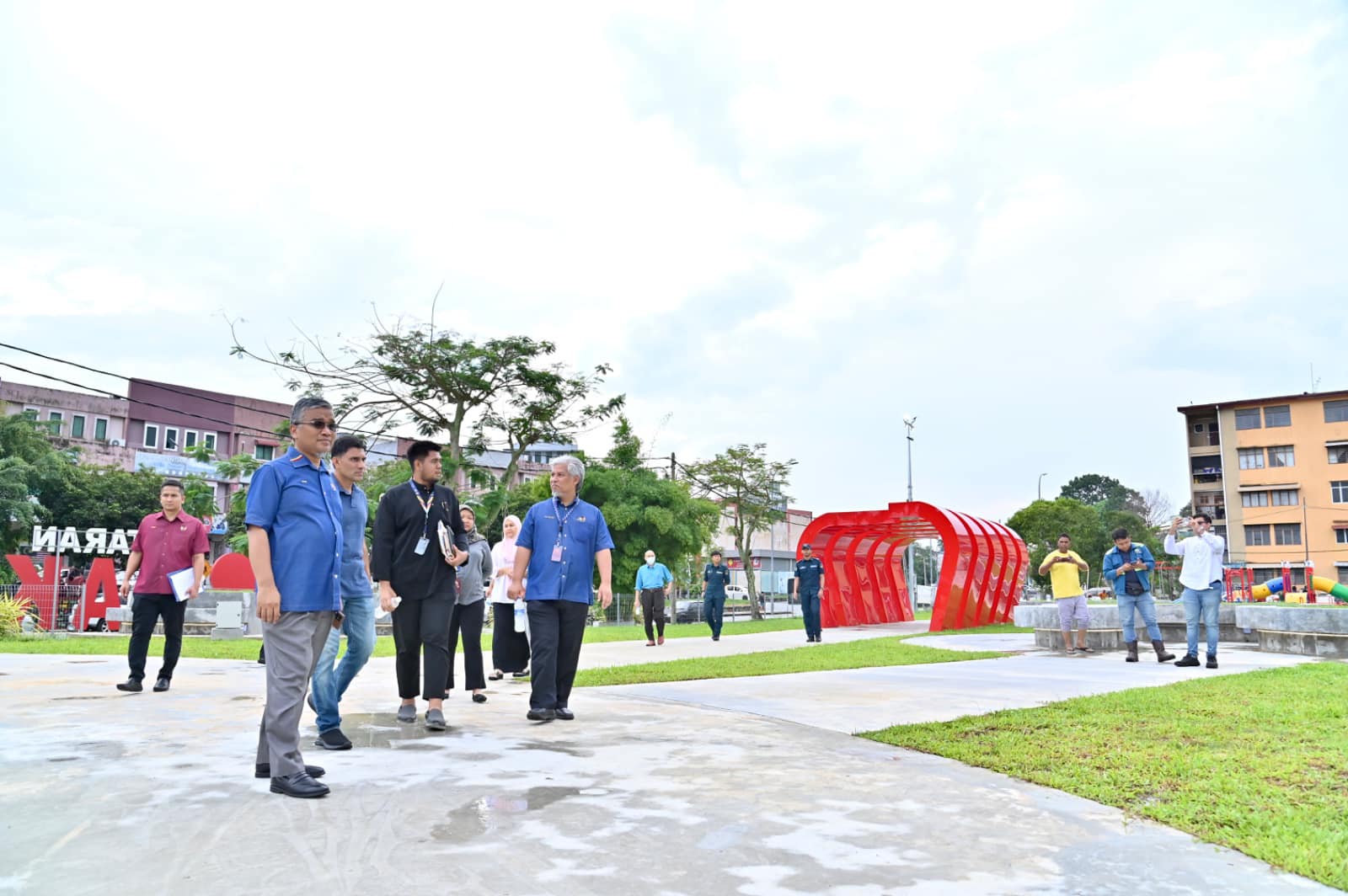 LAWATAN TURUN PADANG DATUK BANDAR MBS DI DATARAN LOBAK