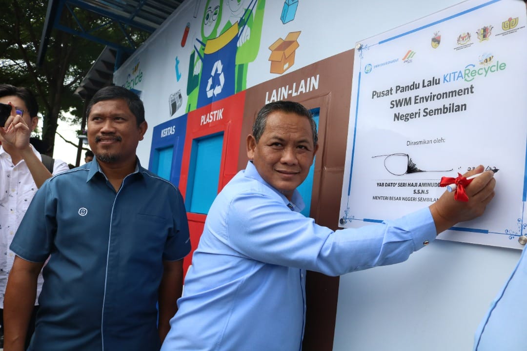 MAJLIS PERASMIAN HAB KITARECYCLE SWM ENVIRONMENT NEGERI SEMBILAN DI WISMA MAJLIS BANDARAYA SEREMBAN.