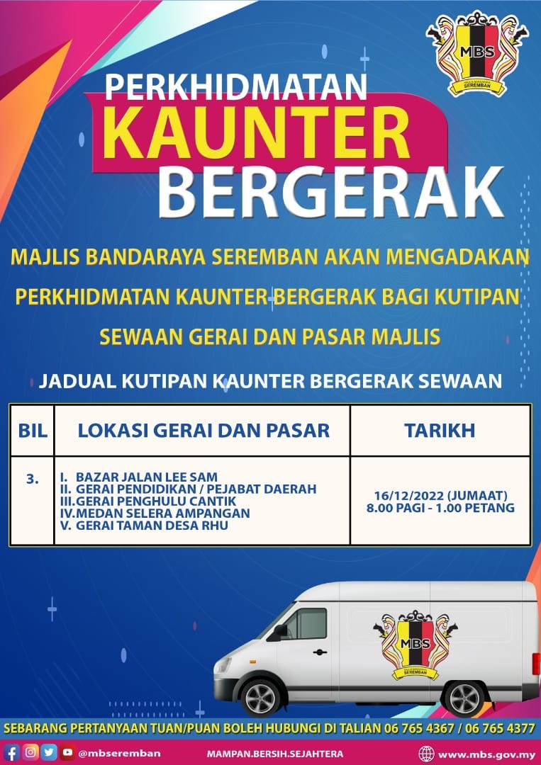  KAUNTER BERGERAK