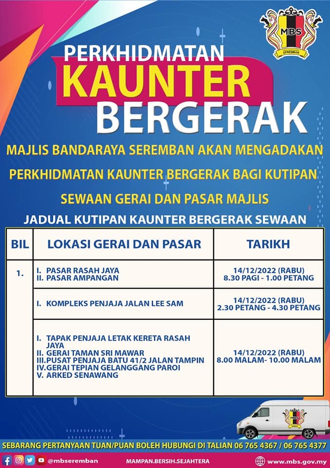  KAUNTER BERGERAK