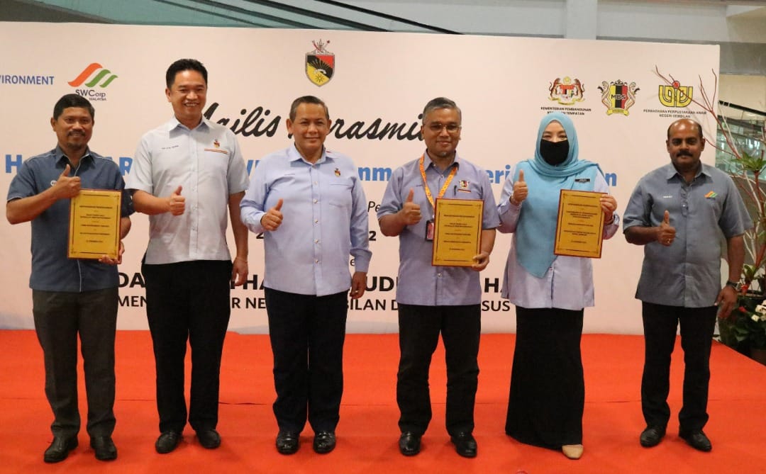 MAJLIS PERASMIAN HAB KITARECYCLE SWM ENVIRONMENT NEGERI SEMBILAN DI WISMA MAJLIS BANDARAYA SEREMBAN.