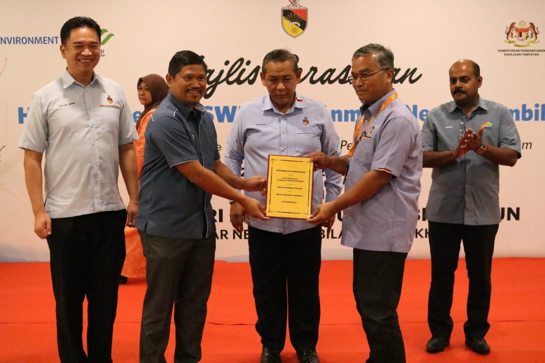 MAJLIS PERASMIAN HAB KITARECYCLE SWM ENVIRONMENT NEGERI SEMBILAN DI WISMA MAJLIS BANDARAYA SEREMBAN.