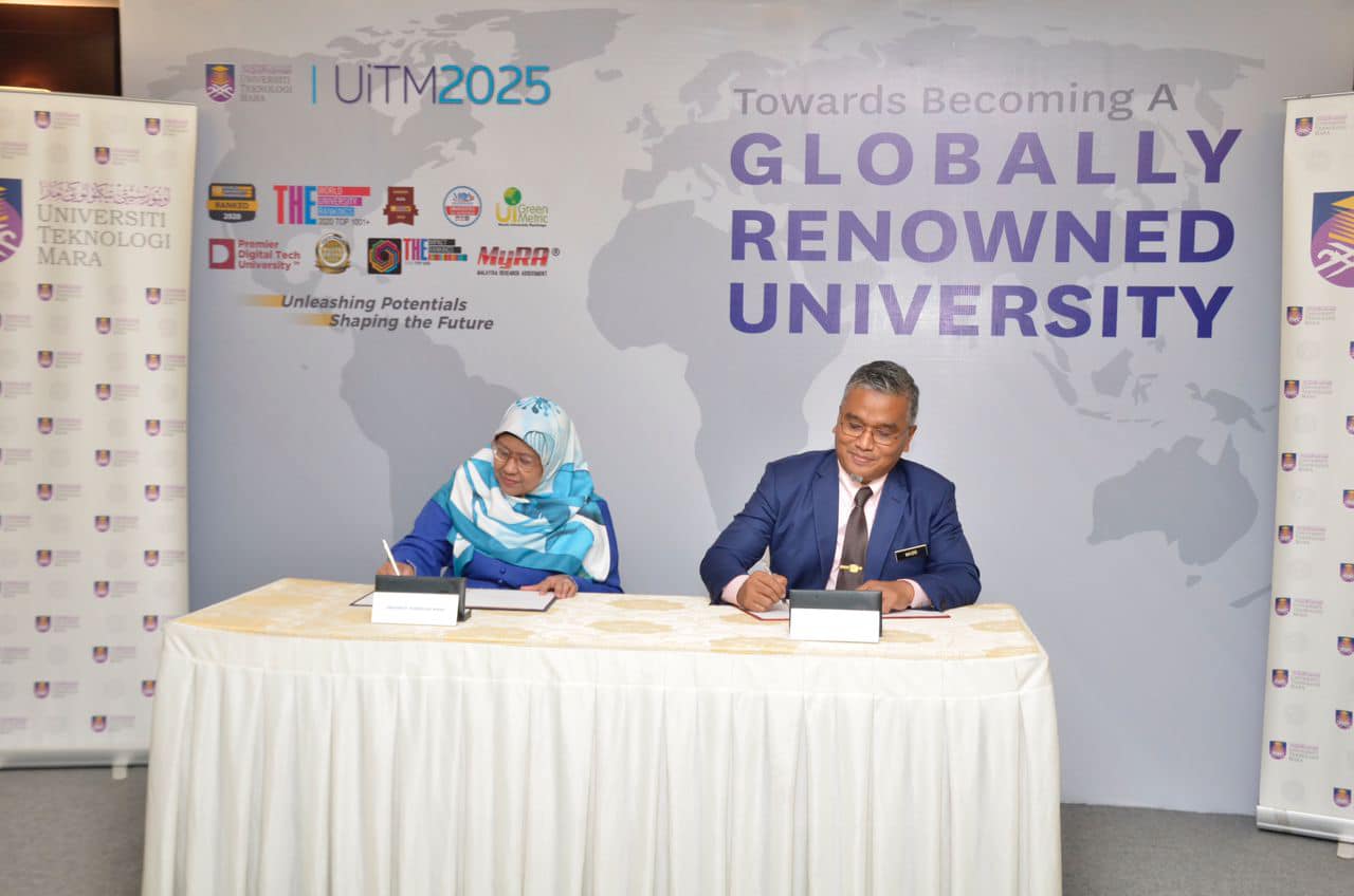 MAJLIS MENANDATANGANI MEMORANDUM PERSEFAHAMAN MOU DI ANTARA UITM DAN MBS