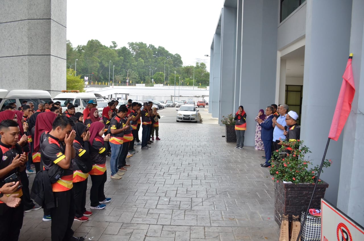 FLAG OFF KONTIJEN MBS KE KEJOHANAN SUKAN PIHAK BERKUASA TEMPATAN MALAYSIA (MALA) TAHUN 2023