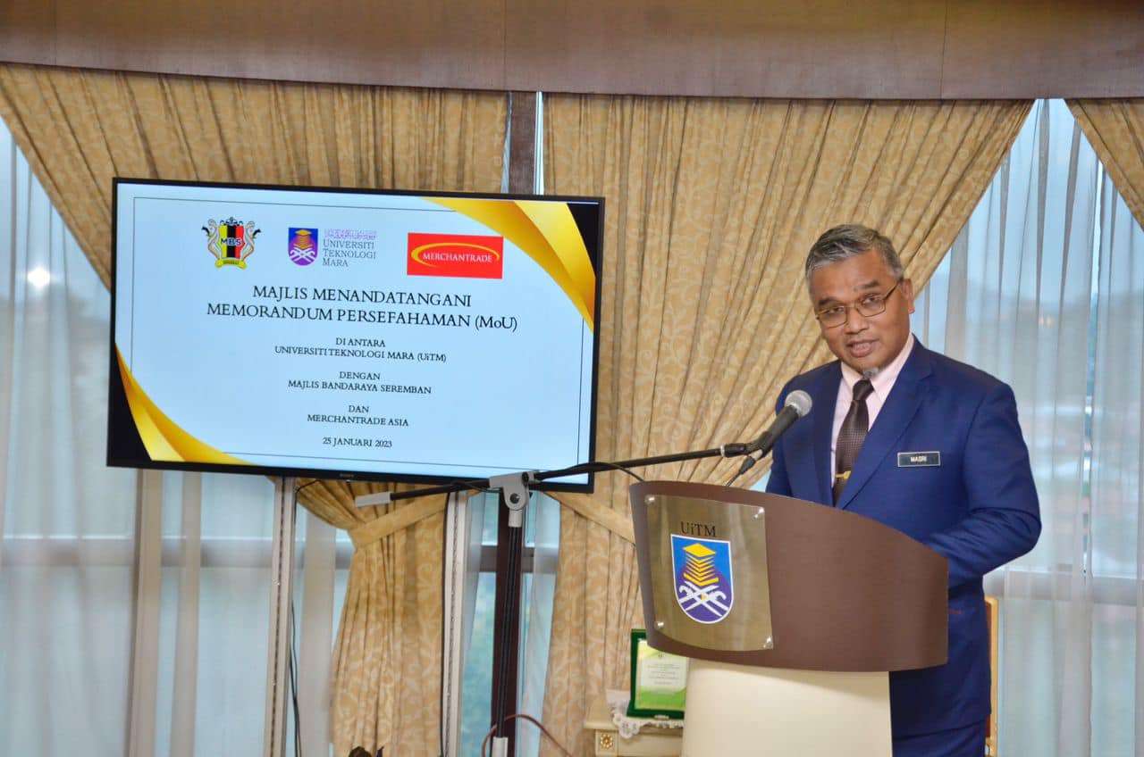 MAJLIS MENANDATANGANI MEMORANDUM PERSEFAHAMAN MOU DI ANTARA UITM DAN MBS