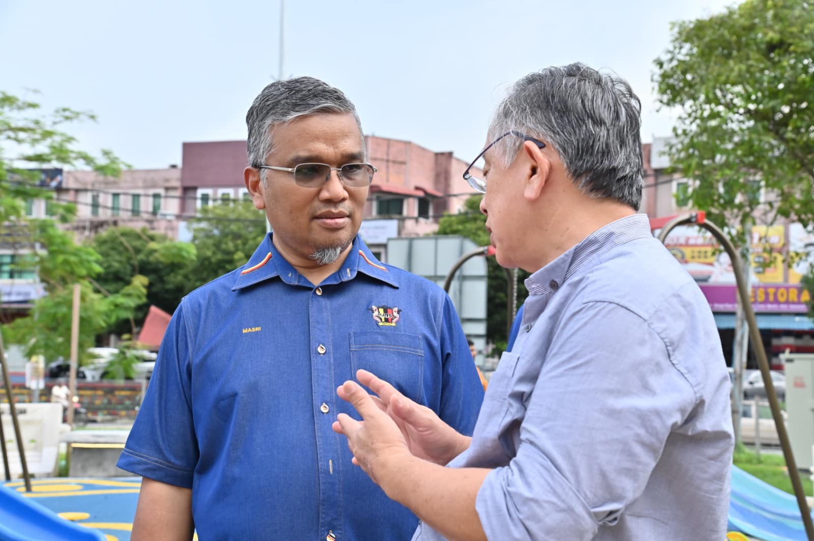 LAWATAN TURUN PADANG DATUK BANDAR MBS DI DATARAN LOBAK