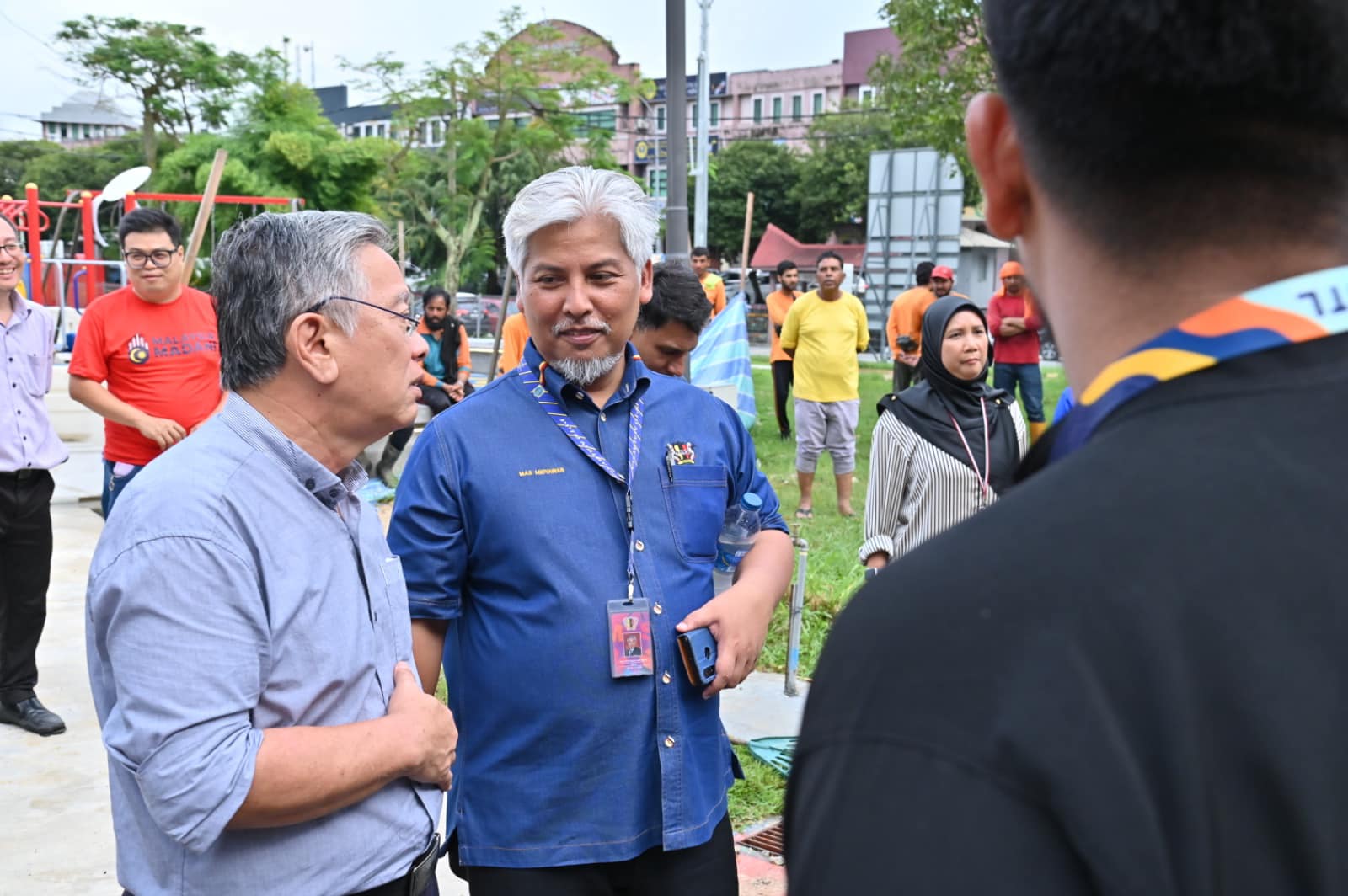 LAWATAN TURUN PADANG DATUK BANDAR MBS DI DATARAN LOBAK