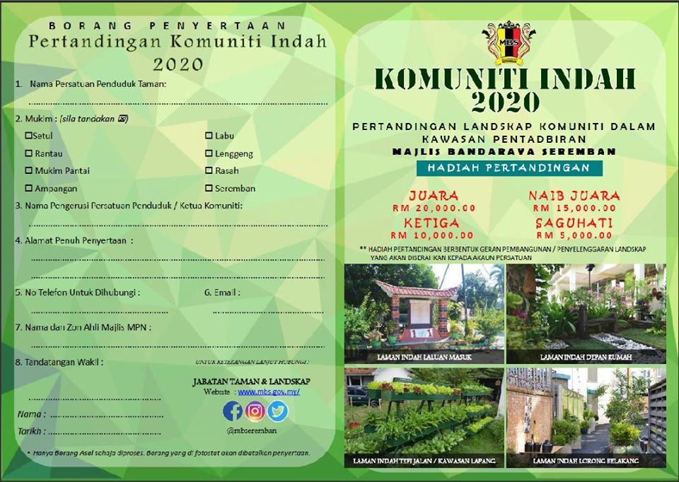 Pertandingan Landskap Komuniti Indah