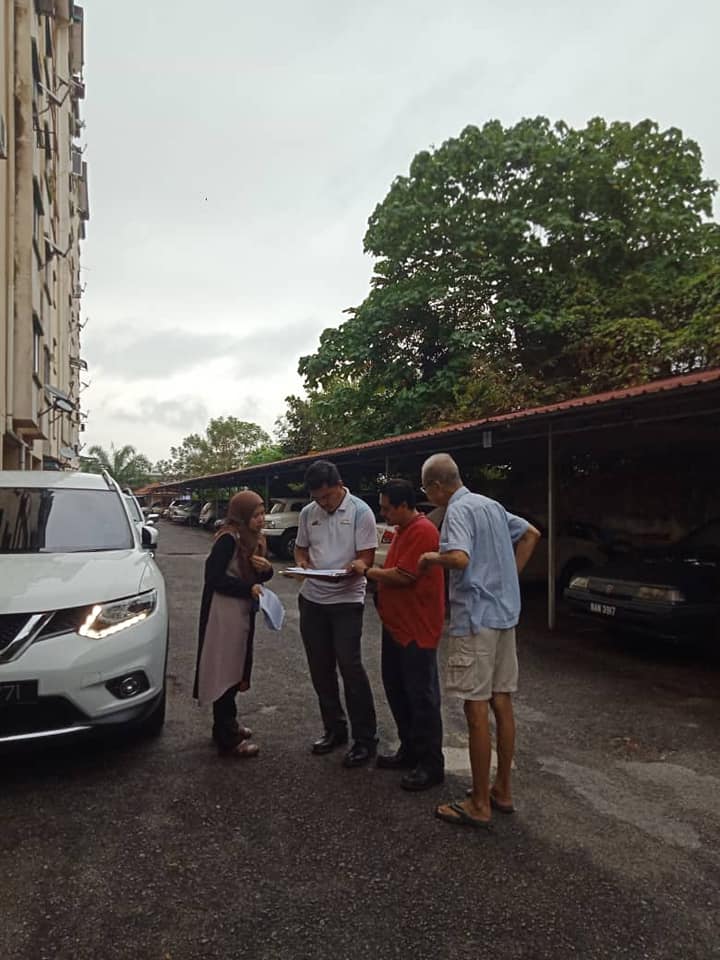Lawatan tapak MBS & Pejabat Pengarah Tanah Dan Galian NS (PTGns) telah diadakan di skim pemajuan berstrata