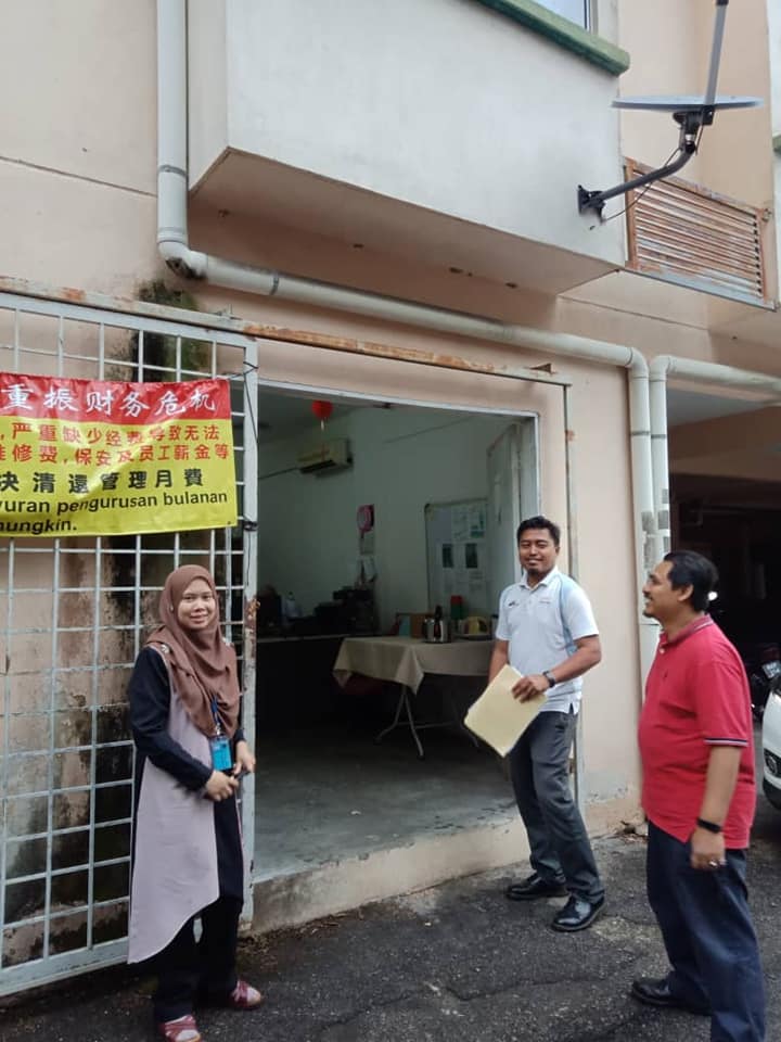 Lawatan tapak MBS & Pejabat Pengarah Tanah Dan Galian NS (PTGns) telah diadakan di skim pemajuan berstrata