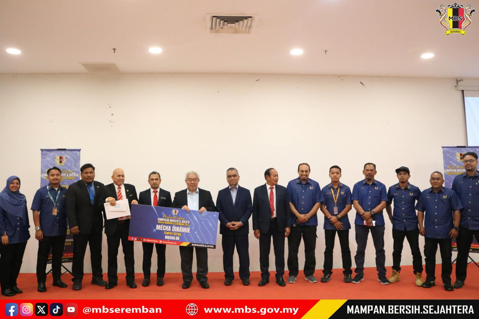 MAJLIS PENYAMPAIAN HADIAH PERTANDINGAN KIK 2024 PERINGKAT MBS