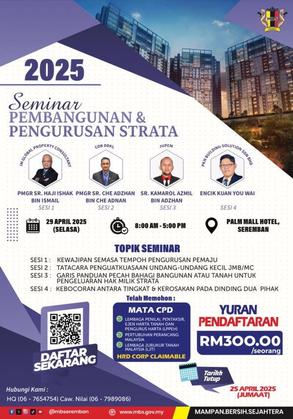 Seminar Pembangunan & Pengurusan Strata
