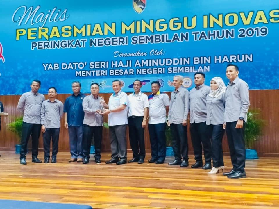 Tahniah diucapkan kepada Pasukan MPS yg telah memenangi Persembahan Terbaik Pertandingan Inovatif dan Kreatif Peringkat Negeri Sembilan Tahun 2019.