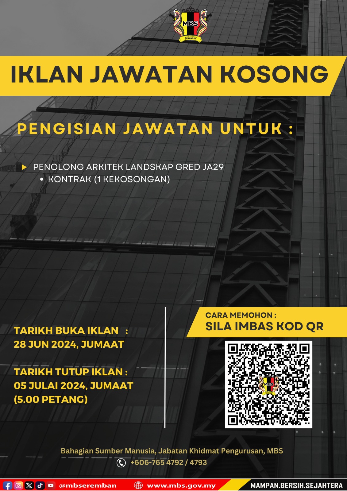 iklan jawatan kosong
