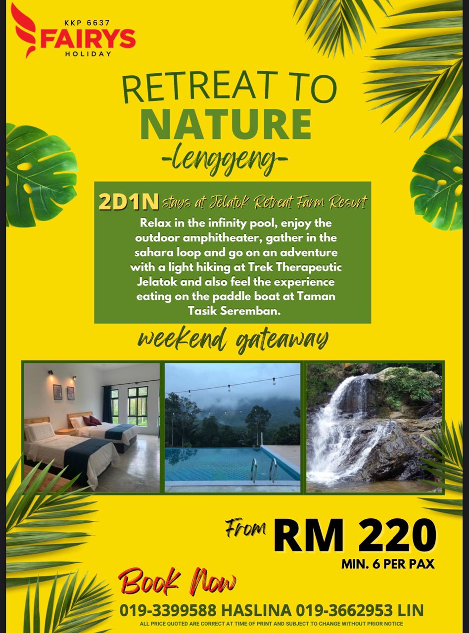 RETREAT TO NATURE - WEEKEND GATEWAY