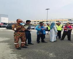 Latihan Kebakaran di Wisma Bandaraya, MPS
