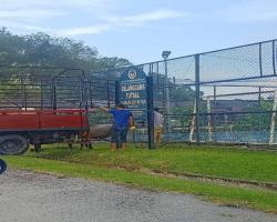 OPS MENANGKAP LEMBU BERKELIARAN