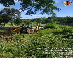GOTONG ROYONG KALI KEDUA RASAH RAILWAY TOURISM DI JAMBATAN KG CHEDANG,RASAH