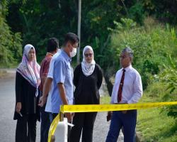 LAWATAN TURUN PADANG DATUK BANDAR DI KAWASAN TANAH RUNTUH