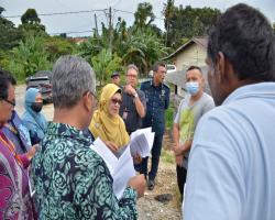 LAWATAN TURUN PADANG DATUK BANDAR YB PUAN MARY JOSEPHINE PRITTAM SINGH, ADUN RAHANG.