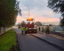LAPORAN KERJA-KERJA PEMBAIKAN JALAN DI NILAI INLAND PORT, NILAI 7