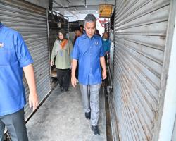 LAWATAN TURUN PADANG DATUK BANDAR MBS DI PASAR BESAR SEREMBAN, KOMPLEKS PENJAJA JALAN LEE SAM DAN PASAR RASAH JAYA
