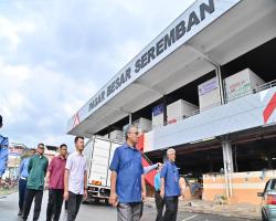 LAWATAN TURUN PADANG DATUK BANDAR MBS DI PASAR BESAR SEREMBAN, KOMPLEKS PENJAJA JALAN LEE SAM DAN PASAR RASAH JAYA