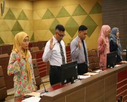 SESI PENYERAHAN SURAT & BACAAN IKRAR (AKU JANJI) BAGI LANTIKAN TETAP & LANTIKAN BARU