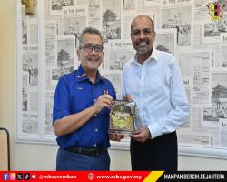 LAWATAN KETUA SETIAUSAHA KEMENTERIAN BELIA DAN SUKAN KE PROJEK MENAIK TARAF STADIUM HOKI TAN SRI DATO’ HAJI MOHD SAID, SEREMBAN 2, NEGERI SEMBILAN