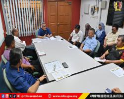 LAWATAN KETUA SETIAUSAHA KEMENTERIAN BELIA DAN SUKAN KE PROJEK MENAIK TARAF STADIUM HOKI TAN SRI DATO’ HAJI MOHD SAID, SEREMBAN 2, NEGERI SEMBILAN